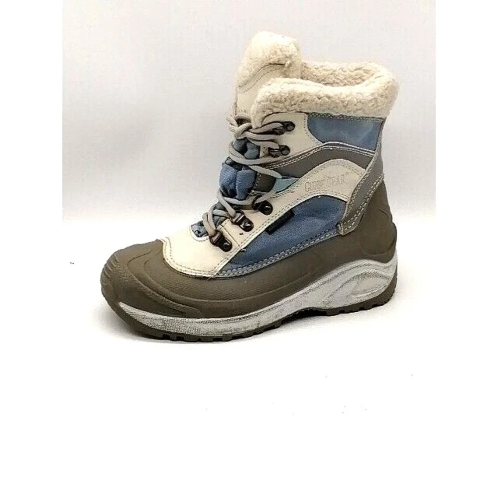 Guide Gear Boots Womens Snowridge Blue 7 Waterproof Winter Shoe Thinsulate